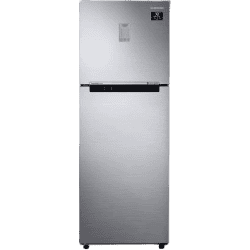 SAMSUNG 234 L Frost Free Double Door 2 Star Convertible Refrigerator | RT28A3722S8/HL | Elegant Inox