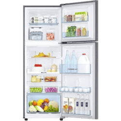 SAMSUNG 234 L Frost Free Double Door 2 Star Convertible Refrigerator | RT28A3722S8/HL | Elegant Inox