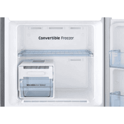 SAMSUNG 234 L Frost Free Double Door 2 Star Convertible Refrigerator | RT28A3722S8/HL | Elegant Inox