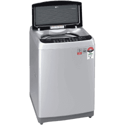 LG 8.0 Kg Inverter Fully-Automatic Top Loading Washing Machine | T80SJSF1Z | Silver