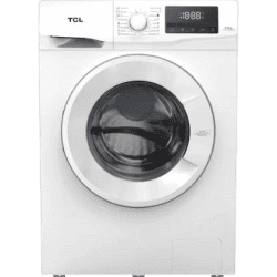 TCL 8 kg Fully Automatic Front Load with In-built Heater | TWF80-G123061A03 | White