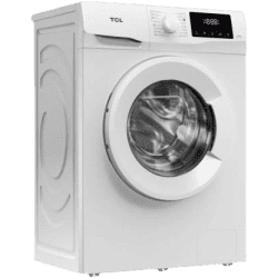 TCL 8 kg Fully Automatic Front Load with In-built Heater | TWF80-G123061A03 | White