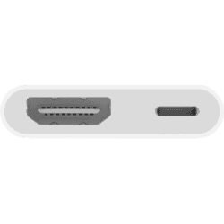 Apple MD826ZM/A Lightning Digital AV Adapter HDMI Adapter | Compatible with Projector | HDTV | White