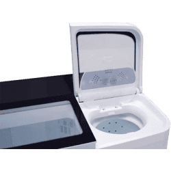 Haier Semi Automatic Top Load Washing Machine | HTW85-178BK | 8.5 kg | Black,White