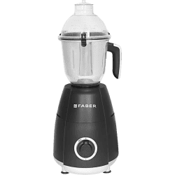 Faber Crown Blender Mixer Grinder | 800 W | 3 Jars | Black
