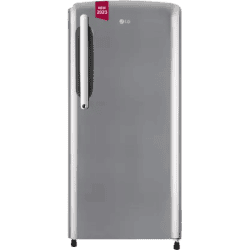 LG 201 L 3 Star | Direct Cool Single Door Refrigerator | Fast Ice Making | GL-B211HPZD | Shiny Steel