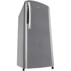 LG 201 L 3 Star | Direct Cool Single Door Refrigerator | Fast Ice Making | GL-B211HPZD | Shiny Steel
