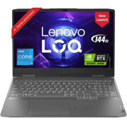 Lenovo LOQ Intel Core i5 12th Gen 12450H | 82XV00F4IN | 16 GB/512 GB SSD/Windows 11 Home/4 GB Graphics/NVIDIA GeForce RTX 2050 | Gaming Laptop