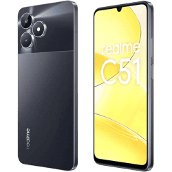 realme C51 | 4GB+128GB | CARBON BLACK