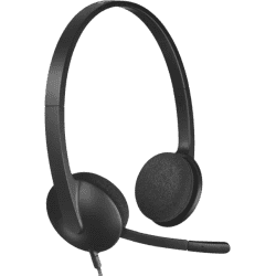 Logitech H340 USB | Wired Headset | On the Ear | Black