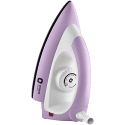Orient Electric Panache Plus Dry Iron | 1100 W Dry Iron | White & Purple | DIPCP11LP