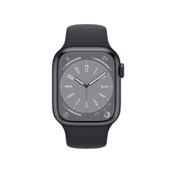 Apple Watch Series 8 | 45MM | Blood Oxygen & ECG Apps | Midnight Aluminium | MNP13HN/A