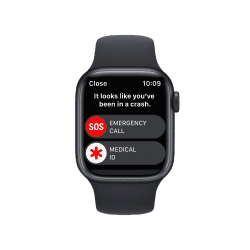 Apple Watch Series 8 | 45MM | Blood Oxygen & ECG Apps | Midnight Aluminium | MNP13HN/A