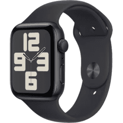 Apple Watch SE 2nd Gen | GPS + Cellular | 44 mm | Midnight Case & Midnight Sport Band | Midnight Strap | MRH83HN/A
