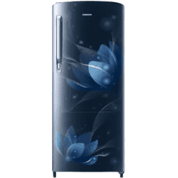 SAMSUNG 183 L Direct Cool Single Door 2 Star Refrigerator | RR20C1712U8/HL | Blooming Saffron Blue
