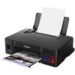 Canon PIXMA Ink Efficient G1010 | Single Function Color Ink Tank Printer | Borderless Printing