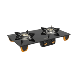 V-Guard Insight 2B Glass Top Gas Stove | 2 Burner