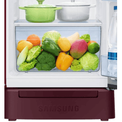 SAMSUNG 189 L Frost Free Single Door 4 Star Refrigerator  | Hydrangea Plum |  RR21C2F24HT/HL