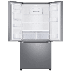 Samsung 579 L Inverter Frost-Free French Door Refrigerator | RF57A5232SL/TL, | Ez Clean Steel | Convertible) | Real Stainless | Convertible | Silver