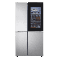LG | GL Q257BBSX | 655 L | Side By Side Refrigerator | Brushed Steel