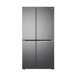 LG | GL-B257EPZ3 | 650 Litres | Convertible Side By Side Refrigerator | Shiny Steel