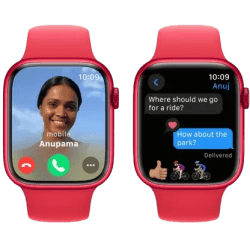 Apple Watch Series 9 | GPS + Cellular 45mm | RED Case & RED Sport Band