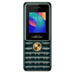 Carvaan Malayalam M21 Keypad Mobile Phone | 1500 Pre Loaded Songs | 2500 mAh Battery | Hindi | Emarald green