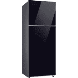 Samsung 465 L | Bespoke Optimal Fresh+ Digital Inverter  Frost Free Double Door WiFi Embedded Refrigerator | RT51CB662A22TL | Clean Black Glass