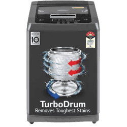 LG 7.5 kg 5 Star | Smart Inverter Technology | T75SKMB1Z ABMQEIL | TurboDrum Fully Automatic Top Load Washing Machine