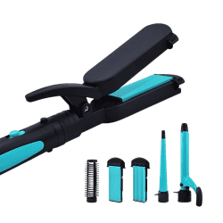 Havells HC4045 5 in 1 Hair Styler - Straightener, 19mm Curler, Crimper, Conical Curler & Volume Brush for Multiple Styles