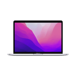 Apple | Z16000942  | MacBook Pro M2 chip |  2022 | 33.74 cm | 13.3-inch | Retina Display | 8GB RAM | 256GB SSD  | Touch Bar | Backlit Keyboard | FaceTime HD Camera | Silver ​​​​​​​