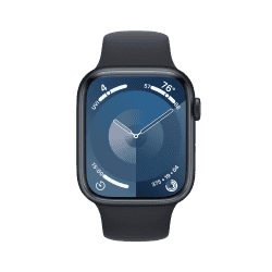 Apple Watch Series 9 GPS | 45mm | Midnight Sport Band | M/L | Midnight Aluminium Case | MR9A3HN/A