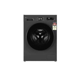 LG Fully Automatic Front Load Washing Machine | 8 kg | In-built Heater | Grey Black | FHB1208Z4M