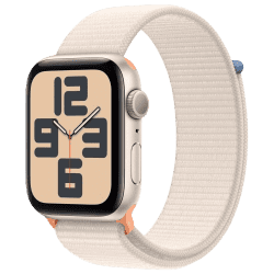 APPLE | SE 2ND GEN | 44MM | GPS | STARLIGHT ALUMINIUM | MRE63HN/A | STARLIGHT SPORT LOOP | WATCH