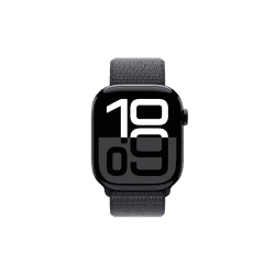 Apple Watch Series 10 | GPS | 46mm | Jet Black Aluminium with Ink Sport Loop | Ink Strap