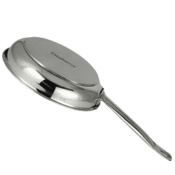 Blueberrys | 24 cm | Stainless Steel Fry Pan | Induction Base | Silver