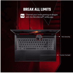 Acer Nitro Gaming Laptop | AMD Ryzen 7 Octa Core | 7735HS | 16 GB | 512 GB | NVIDIA GeForce RTX 4050 | Obsidian Black | ANV15-41