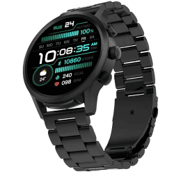 Fire-Boltt Infinity Luxe  Stainless Steel Luxury Smartwatch | Black