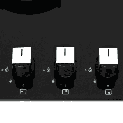 FABER Hobtop Nexus HT603 CRS BR CI Glass Top Automatic Hob | 3 Burners