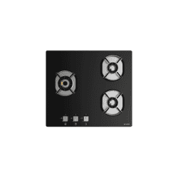 FABER Hobtop Nexus HT603 CRS BR CI Glass Top Automatic Hob | 3 Burners