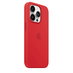 Apple iPhone 14 Pro Silicone Case with MagSafe | Red