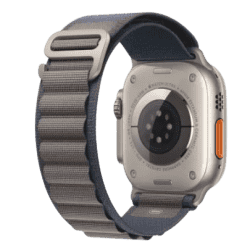 Apple Watch Ultra 2 GPS + Cellular 49mm Titanium Case with Blue Alpine Loop | Medium | Blue Strap