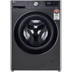 LG Washing Machine | FHP1208Z9B | 8 kg | Fully Automatic Front Load with In-built Heater | Black