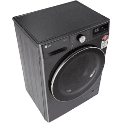 LG Washing Machine | FHP1208Z9B | 8 kg | Fully Automatic Front Load with In-built Heater | Black