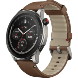 AMAZFIT GTR 4  Smartwatch | A2166 | Brown Strap