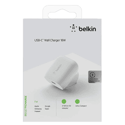 Belkin Type C Adapter  | 18W USB | White