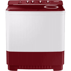 SAMSUNG 11.5 Kg Semi Automatic Top Load |  WT11A4600RR/TL | Grey, Red