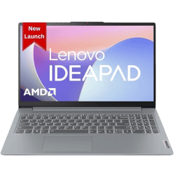 Lenovo IdeaPad Slim 3 Laptop | 82XQ008DIN | 8GB/512GB SSD/Windows 11/AMD Ryzen 3 7320U/Office 2021/Alexa Built-in | Arctic Grey