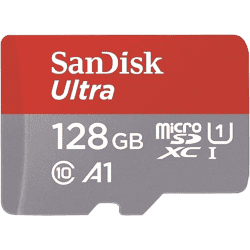 SanDisk Ultra microSD | UHS-I Card | 128GB | 120 MB/s