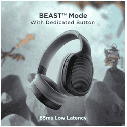 boAt Rockerz 460 Headset | 30 Hours Playback | Beast Mode | ENx Technology | Active Black
